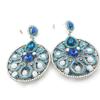 Les Trésors De Lily [M4137] - Turquoise Blue 'Altaï' Designer Earrings