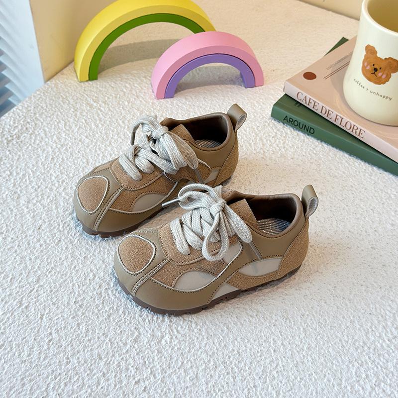 

Корейская версия детской повседневной обуви 2025 весна новая расцветка мальчики и девочки обувь на мягкой подошве детская обувь для нравственного воспитания 25 хаки