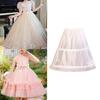 Flexible Hoop Skirt For Kids Special Occasion Anti Slip Waistband Crinoline Breathable Layered Support