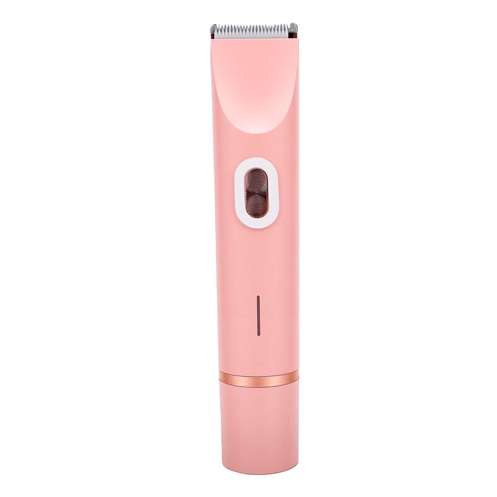 Electric Bikini Hair Trimmer Water Proof Rechargeable Dual Head Hair Trimmer for Women Pink