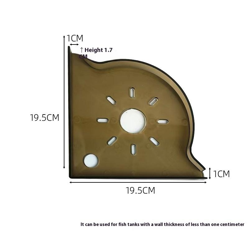 Fish Tank Corner Storage Rack Punch-Free Storage Rack Fish Tank Top Landscape Bracket Hydroponic Green Plant Tray