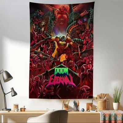 DoomS Game Hanging Bohemian Tapestry Bohemian Wall Tapestries Mandala Cheap Hippie Wall Hanging