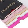 Durable PU Passport Cover Wedding Gift Credit Card Holder Gift for Traveler