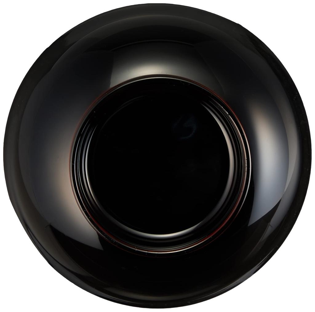 Nakatani Brothers Yamanaka Household Dishwasher Lacquered Soup Black MR Lacquerware, Safe, 4-inch Kyoto-style Bowl, Interior,
