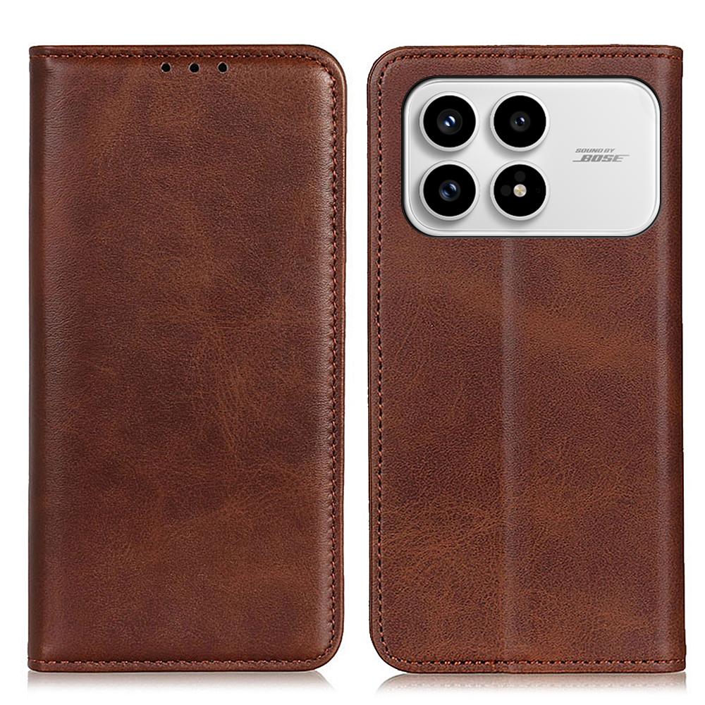 

For Xiaomi Redmi K90 5G/Poco F8 Pro Case Split Leather Flip Wallet Phone Cover