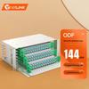 netLINK 144-Core ODF Fiber Optic Patch Panel with OM4 LC Pigtails