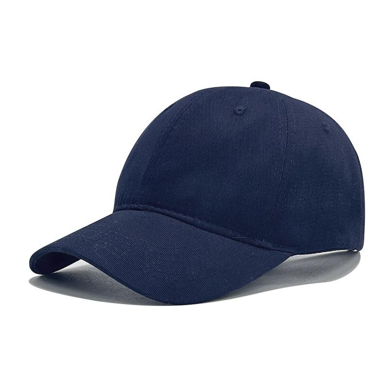 New Pure Cotton Soft Top Baseball Cap for Women Spring and Summer Sun Protection Baseball Cap for Men Outdoor Solid Color Light Plate Sun Hat