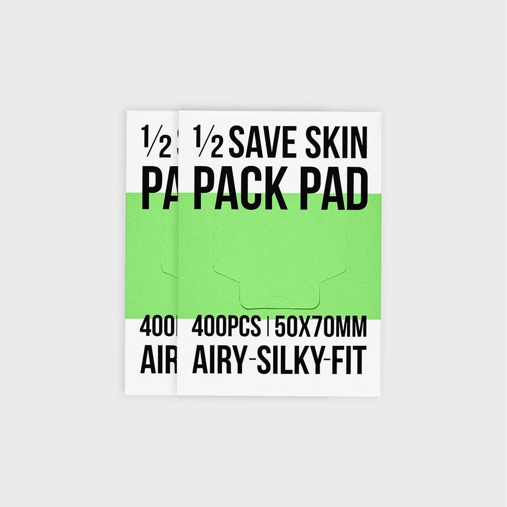 Экономичные хлопковые диски для лица 1/2 Skin Pack 800 шт. (400 листов * 2)