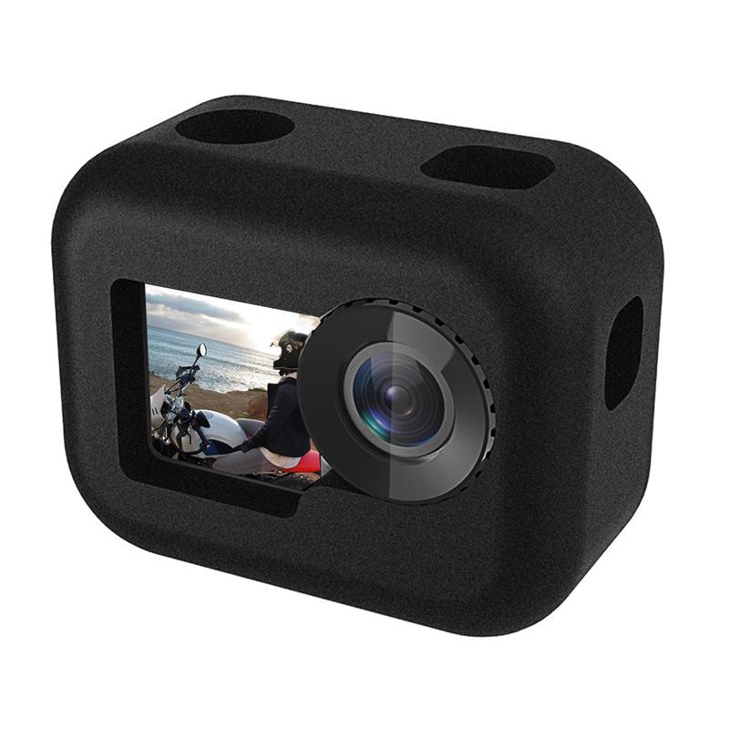 Windscreen Windslayer Cover Housing Frame Windproof Case for DJI OSMO Action 1 Accessories Foam Wind Noise Reduction Sponge