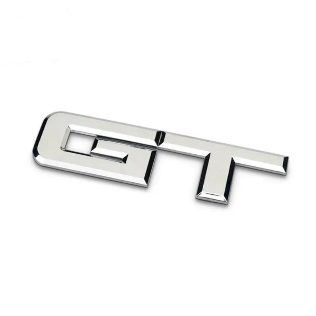 GT 3D ABS Car Auto Badge Emblem Sticker Chrome Styling Tuning for Car