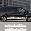 2 Adet Mercedes Benz Vito V Sınıfı Viano W638 W639 W447 Marco Polo EQV Karavan İçin Araba Stickerları Vinil Çıkartmalar Tuning Aksesuarları