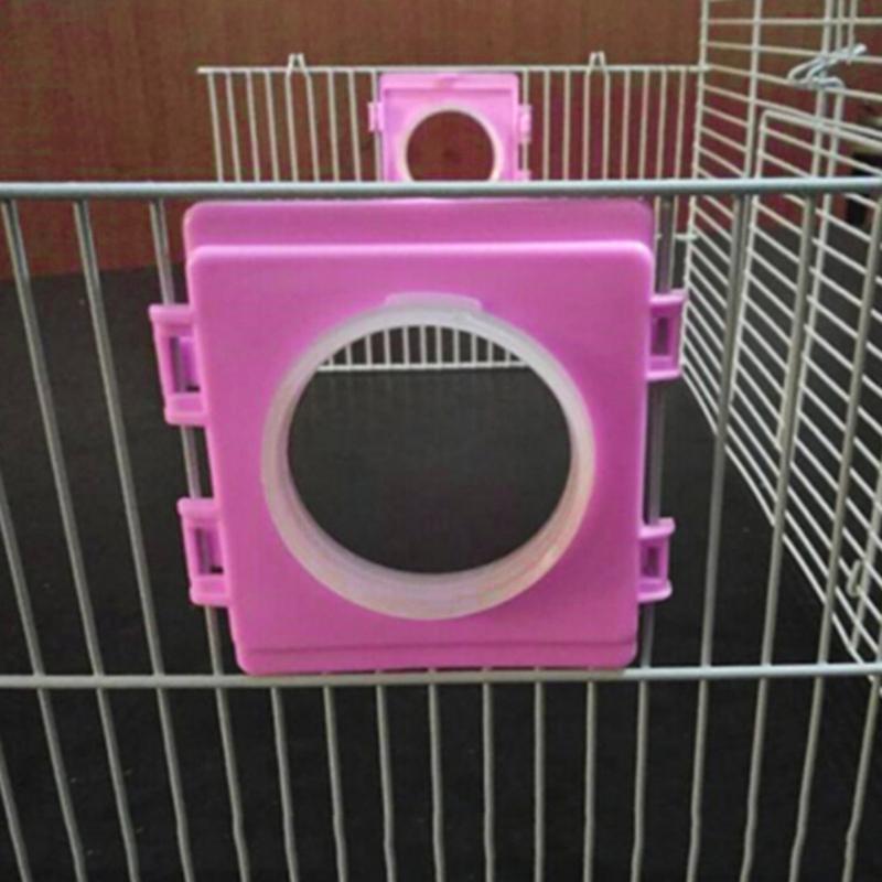Pipe Mouth Baffle Hamsters Toy Cages Tunnel Port Outside Plate Connector Plastic