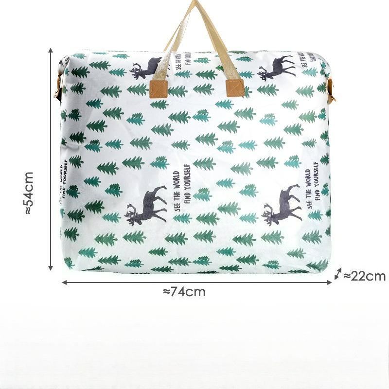Steppdeckentasche Kleidung große große Kapazität Reisetasche Baumwollsteppdecke wasserdicht feuchtigkeitsgeschützt Umzugstasche Studentenpacktasche