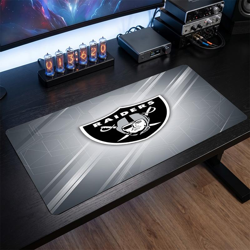 Tappetino per mouse con motivo Las Vegas Raiders Anti?Tappetino Antiscivolo in Gomma per Scrivania per Gaming Lavoro Decorazione Desktop