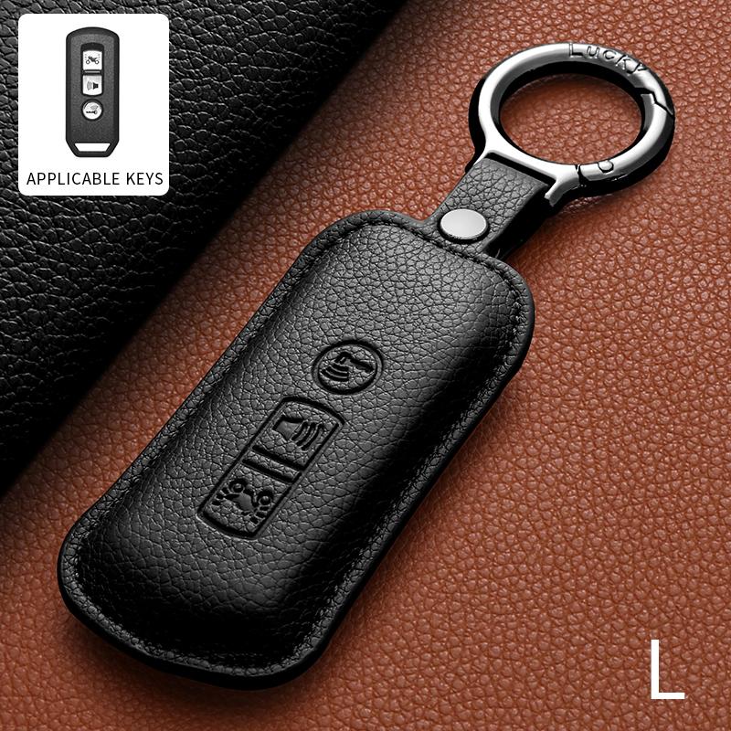 Leather Car Remote Key Case Shell For Honda SH 125 Forza 350 250 750 ADV 150 X-ADV SH300 150 SH150i Auto Key Garnish Accessories