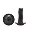 Black M6 304 Stainless Steel Hex Socket Flange Head Bolt with Washer