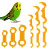 10Pcs Chicken Bird Parrot Foot Corrector Supplies for Your Chickens Foot Ring Pigeon Parrot Rings Leg Bands
