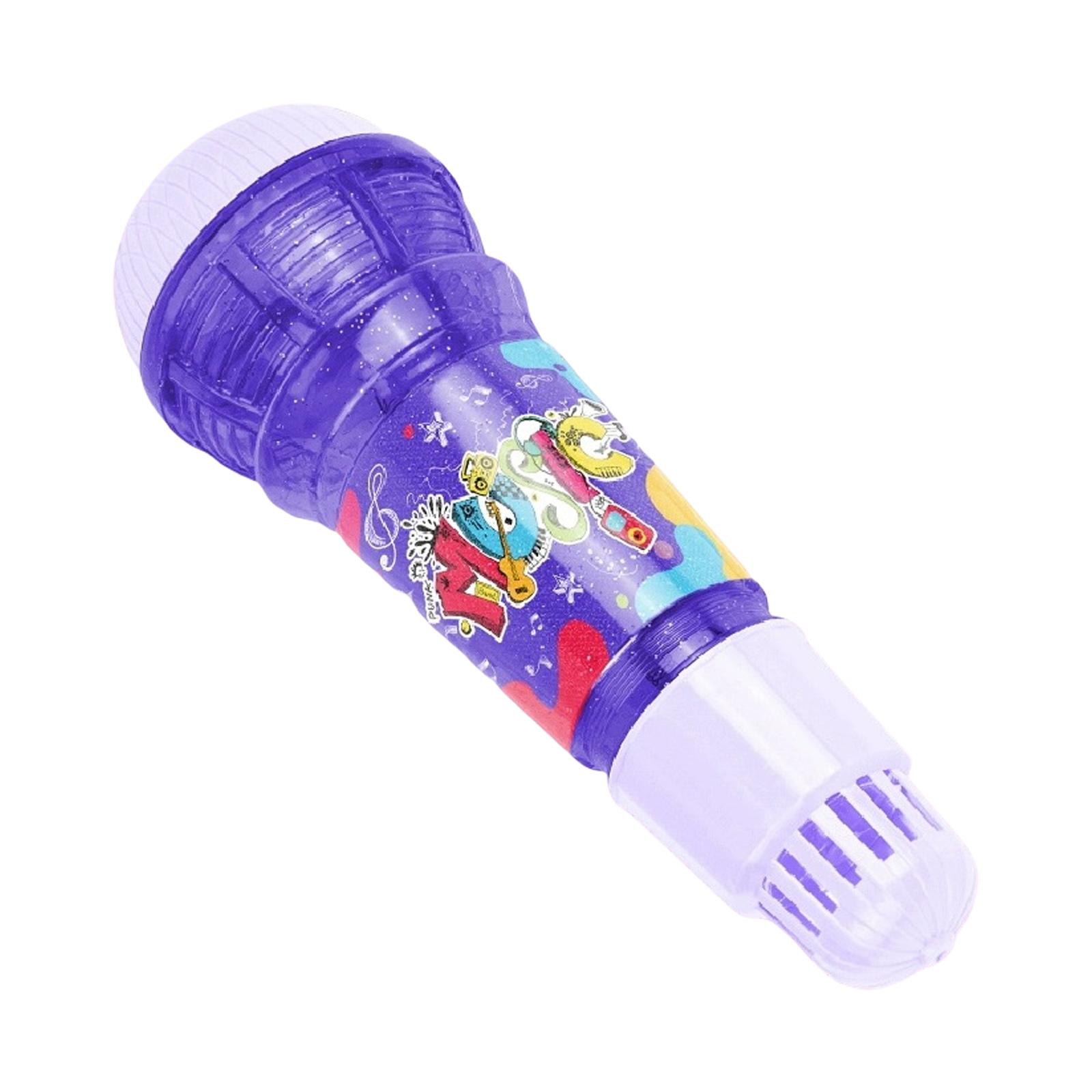 

Детский игрушечный микрофон Эхо Легкий и не требующий батареек Волшебный микрофон для малышей Идеально подходит для дней рождения и пикников фиолетовый