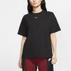 Nike Sportswear Essentials Embroidered Logo Short-Sleeve T-Shirt Women Tops Black CT2588-010