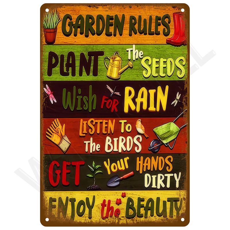 Vintage Bar Metal Signs Bathroom House Living Room Home Retro Wall Decorations Items Luxury Decor Interior Art Posters Tin Signs