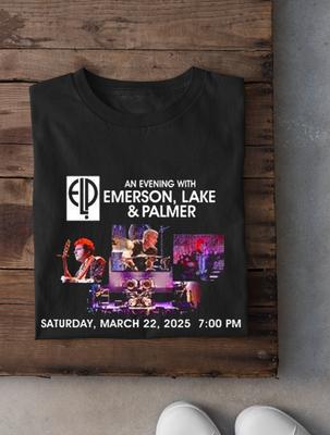 Emerson, Lake & Palmer 2025 T-Shirt Schwarz Größe S-5XL NW72 Unisex T-Shirt