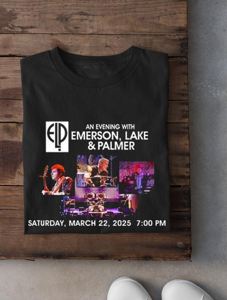 

Emerson, Lake & Palmer 2025 T Shirt Black Size S-5XL NW72 Unisex T-Shirt XXXXL