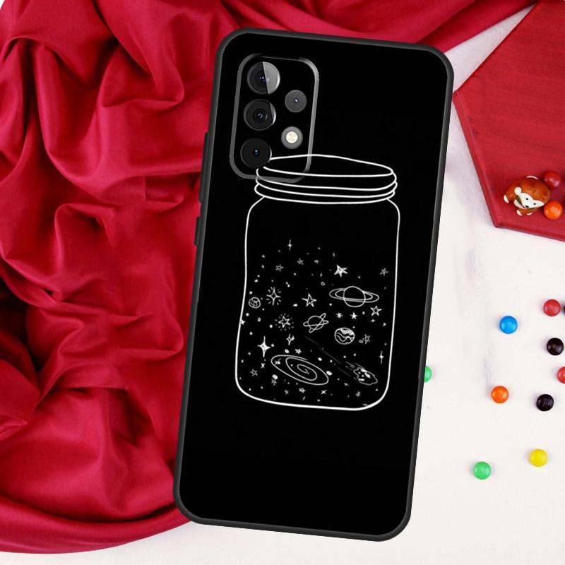 Aesthetic Space Stars Planet For Samsung Galaxy A52 A32 A22 A54 A14 A16 A26 A36 A56 A55 A35 A05 A06 A15 A53 A33 A13 Case