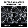 For Volkswagen 56mm Aluminum Alloy Car Wheel Center Decal Hub Sticker Emblem For VW Polo Passat B5 B6 B7 T4 T5 Golf 4 5 6 Tiguan Jetta Gol EO1