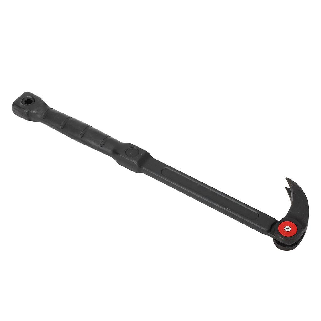 14in Rolling Head Pry Bar Cr V Steel Multifunctional Ratchet Tire Wrecking Bar for Automotive Repair