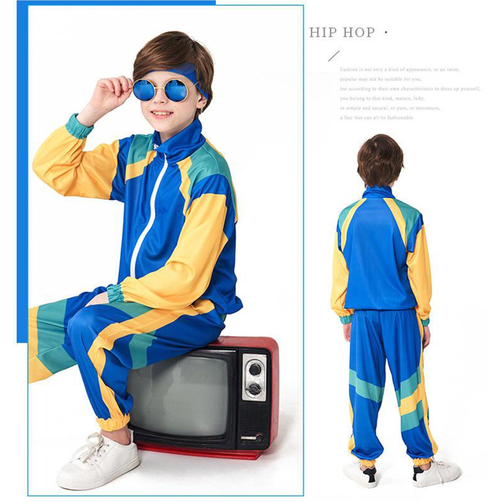 

Костюмы для выступлений мальчиков и девочек, танцевальные спортивные костюмы, костюмы для хип-хопа, костюмы для дискотеки S синий