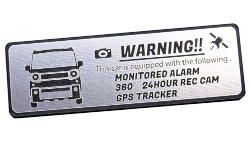 Honami Works <Small Size> Spacia GEAR MC Pre-1st Generation Spacia Gear Security Emblem 24-Hour Surveillance Dash Cam GPS Tracker Sticker