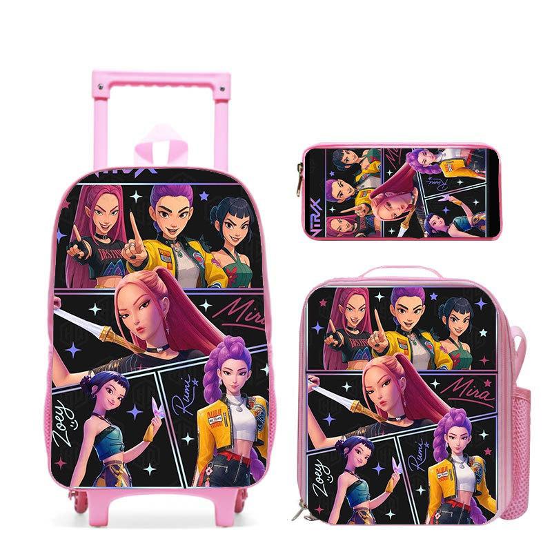 Kpop Witch Hunter Girl Group Schoolbag High Definition Printing Casual Crossing Border Lightweight Tie Rod Backpack One Piece Hair