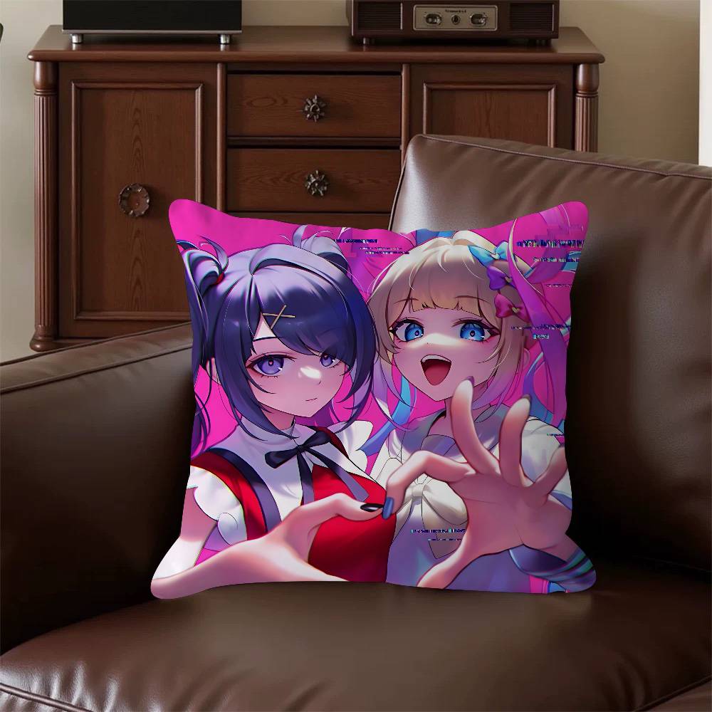 Needy Girl Overdose Game Pillow Gift Home Office Decoration Bedroom Sofa Car Cushion Cover Case 45x45