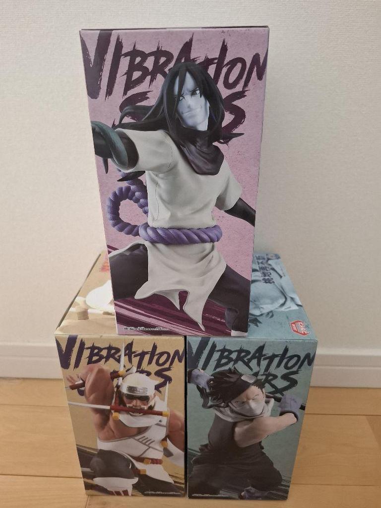 [USED] NARUTO Vibrating Figure Orochimaru Killer Bee Zabuza Momochi