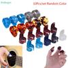 10 Stück Gitarren-Daumenplektrum Rechter Daumen Zeigefinger Akustikgitarre Fingerpicking Falscher Fingerplektrum Zelluloid