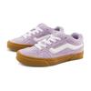 Vans Caldrone Stoßdämpfer Low Top Skateboard-Schuhe Damen Grau Lila Sneaker VN000CV5UUI