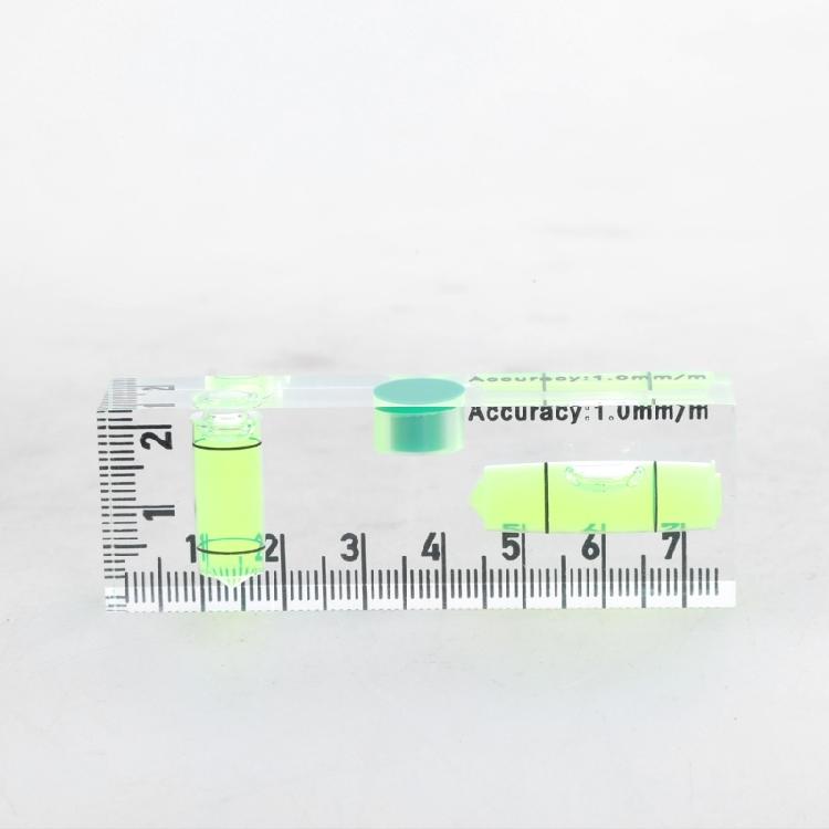 Magnetic Base Pocket Acrylic Check Bubble Level Tool Mini Level Tool Construction Tool with 90°/180° Level Bubbles