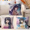 Sakurajima Mai Anime Cushion Cover Car Throw Pillow Case For Sofa Car Christmas Gift 40x40cm 45x45cm
