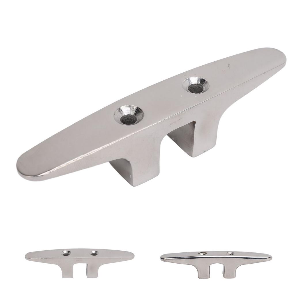 Boat Dock Cleat Stainless Steel Deck Rope Tie Down  Line Cleat Holder for Ship Marine