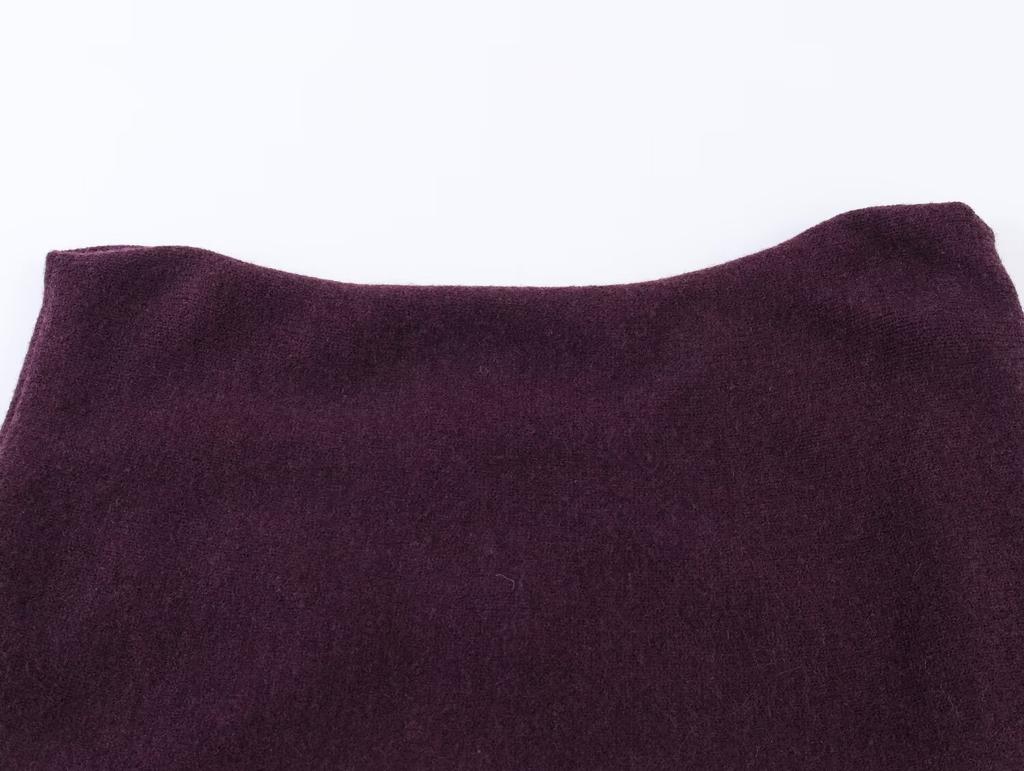 European and American Style, New Women's Clothing, Foreign Style, Fashionable, Flat Needle Off-the-shoulder Knitted Sweater 3653105