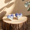 Popular hand-painted enamel color size love gentle color matching earrings personality advanced sense daily versatile earrings