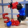 Royal Blue Theme Balloons Arch Kit Black Red Blue Balloon Garland Graduation New Year Kid Birthday Party Baby Shower Decoration