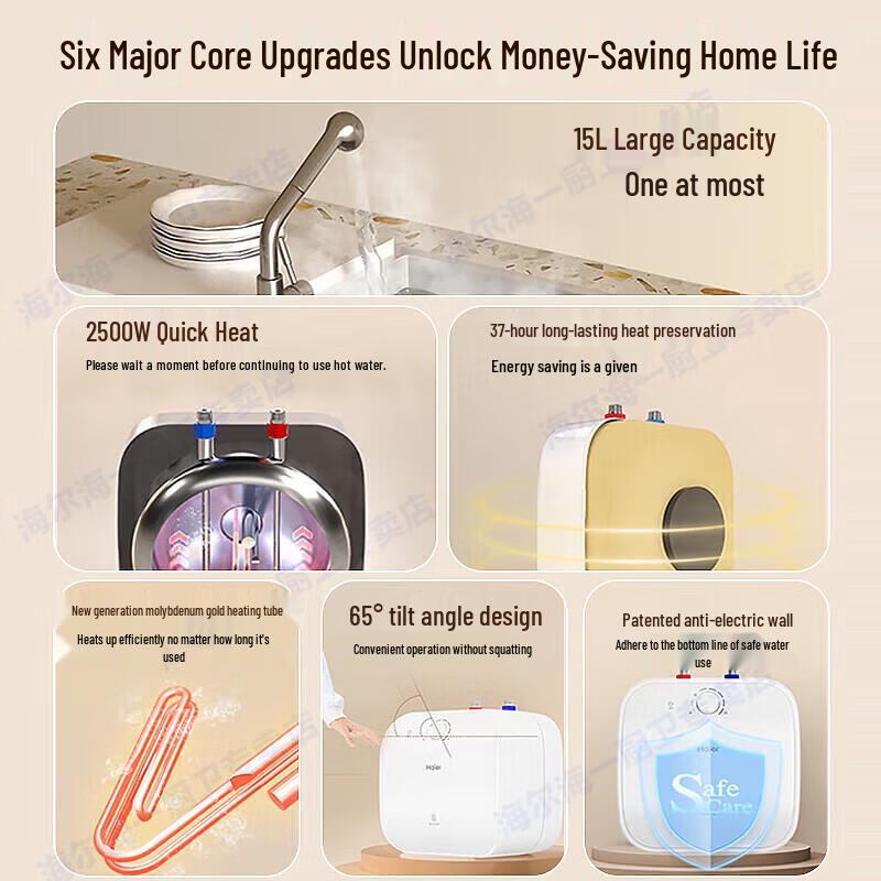 Haier 15L Under-Sink Electric Water Heater