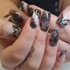 10 Rulo/Kutu Beyaz Siyah Dantel Nail Art Folyo Seti Tırnak Transfer Etiketi Kağıdı Kendin Yap Manikür Tırnak Dekorasyon Aksesuarları