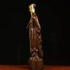 Brass Liang Figurine Wudong Master Zhuge Kongming Bronze Statue Home Decor Auspicious Craft Gift Office Decoration