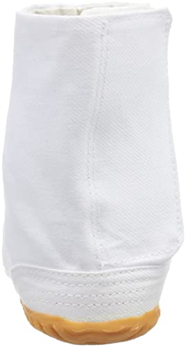 Soukaido Children's Festival Tabi Work Shoes, White, Size 25.5 cm, 4E