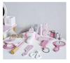 Nordic Kids' Pink Princess Vanity Table & Makeup Set - Perfect Birthday Gift for Girls