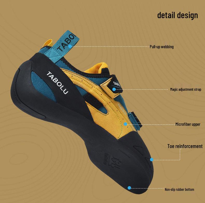Scarpe da arrampicata traspiranti antiscivolo per adolescenti e adulti, per bouldering indoor, calzature sportive entry-level