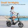 HillMiles Mile 1 Folding E-Bike: 250W, 60km Range, 14" Tires, 23kg, Lightweight, - Urban Commuting