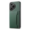 Leather Phone Case for Huawei Pura 80 Ultra Pura70 Pro Plus P60 Mate 70 Mate60 Pro+ Magnetic Card Holder Wallet Bracket Cover